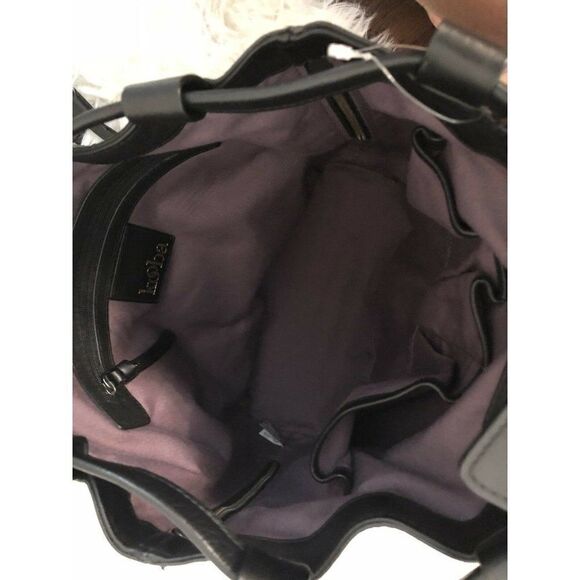 NWT KOOBA BLACK CANYON SLING BACKPACK - GENUINE LAMB LEATHER DOUBLE STRAP $398 - Picture 10 of 10